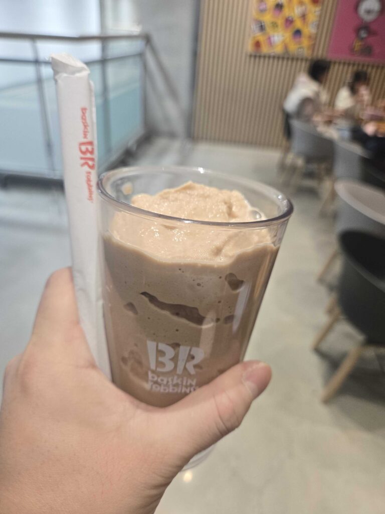 Cappuccino Original drink at Baskin-Robbins Wirye Traders