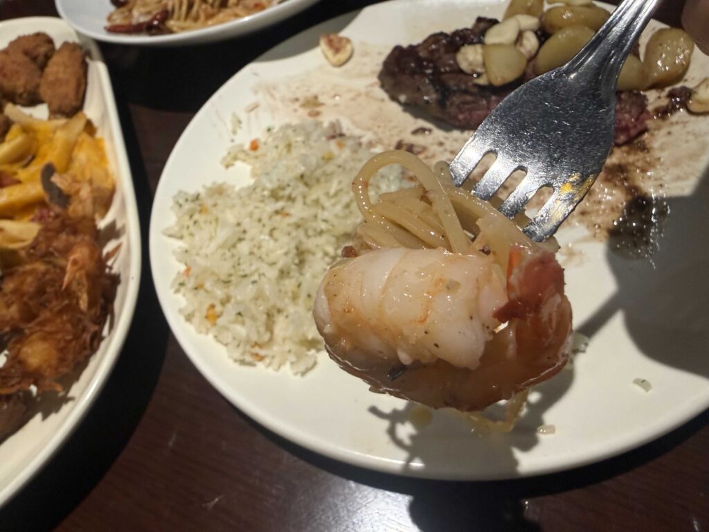 Garlic rib-eye steak at Outback Steakhouse Jamsil Lotte World Mall Seoul