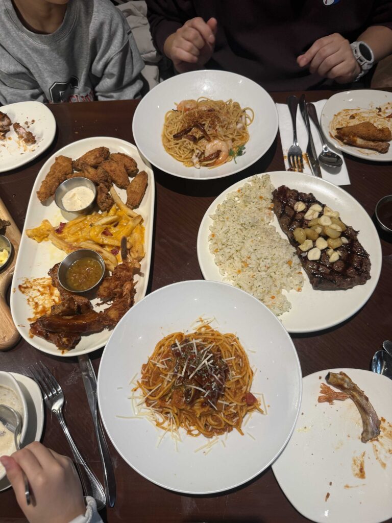 Garden Five chicken appetizer close-up at Outback Steakhouse Jamsil