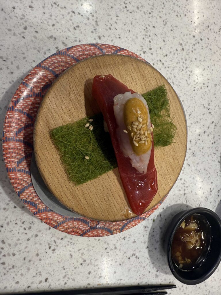 White fish nigiri clean fresh sushi plate Sushi Ian Wirye Seoul