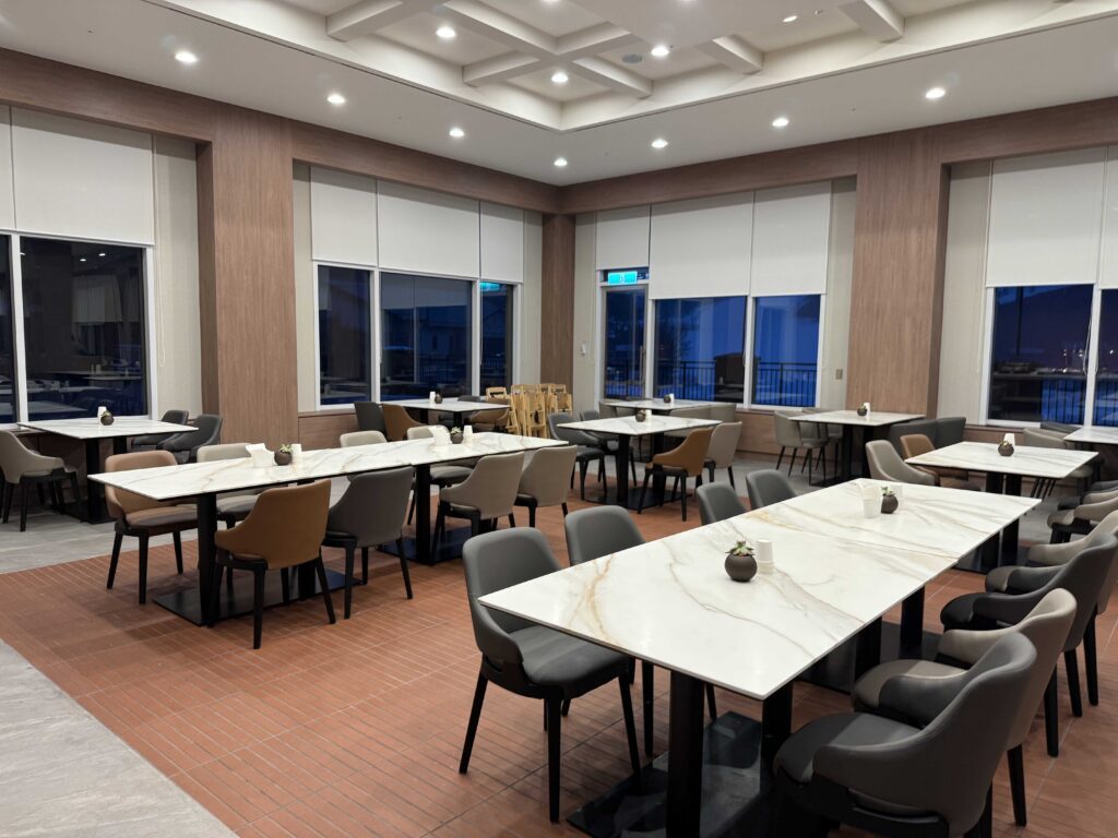 Oak Valley Resort Hills Village breakfast buffet station full view morning